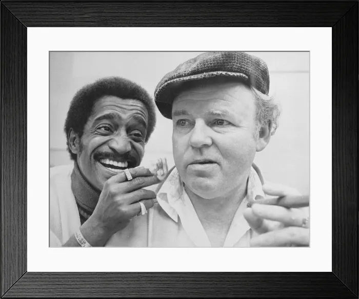 Framed Print : Sammy Davis Jr. and Carroll O'Connor in All In The Family Framed Print : Sammy Davis Jr. and Carroll O'Connor in All In The Family