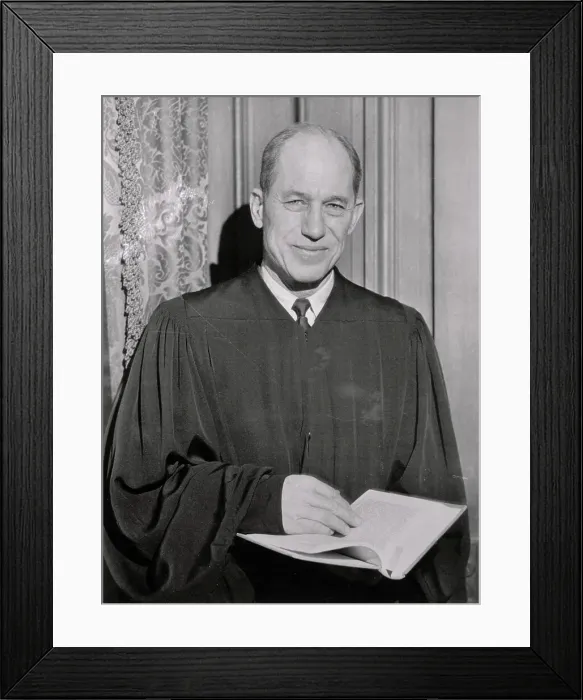 Framed Print : Portrait of Byron White Framed Print : Portrait of Byron White
