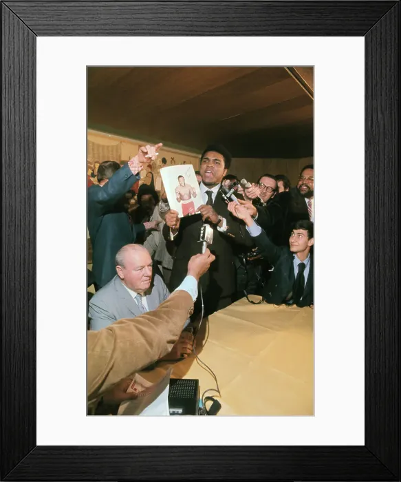 Framed Print : Portrait of Muhammad at Sign-In Framed Print : Portrait of Muhammad at Sign-In