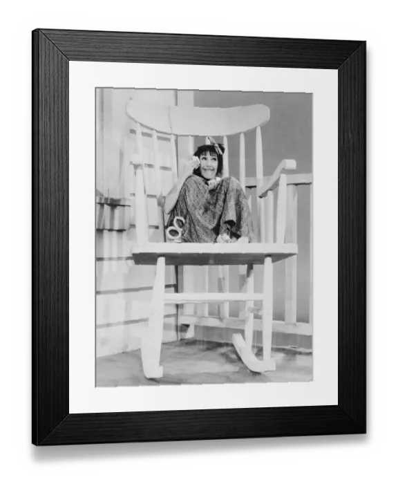 Framed Print : Actress Lily Tomlin During Comedy Scene as Young Child Framed Print : Actress Lily Tomlin During Comedy Scene as Young Child