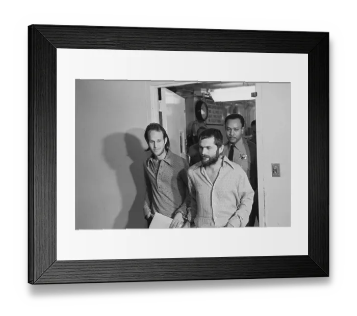 Framed Print : Bruce Davis and Steve Grogan Handcuffed Framed Print : Bruce Davis and Steve Grogan Handcuffed