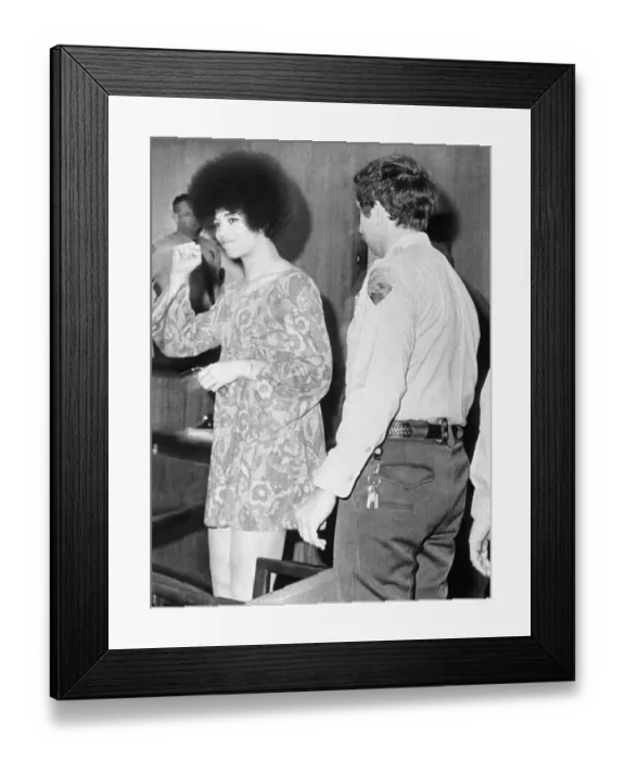 Framed Print : Angela Davis Framed Print : Angela Davis