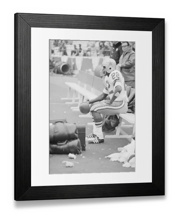 Framed Print : Bobby Hayes on the Bench Framed Print : Bobby Hayes on the Bench