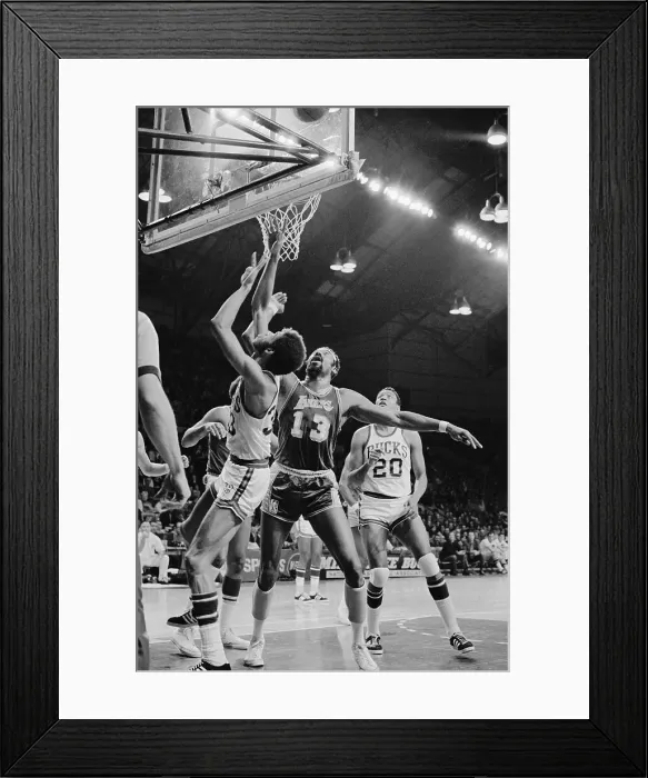 Framed Print : Lew Alcindor Doing a Lay-up Framed Print : Lew Alcindor Doing a Lay-up
