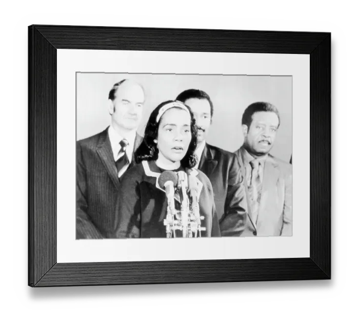 Framed Print : Coretta Scott King Framed Print : Coretta Scott King
