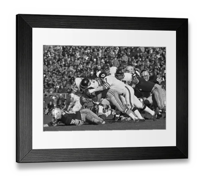 Framed Print : Chicago Bears Tackle a Green Bay Packer Framed Print : Chicago Bears Tackle a Green Bay Packer