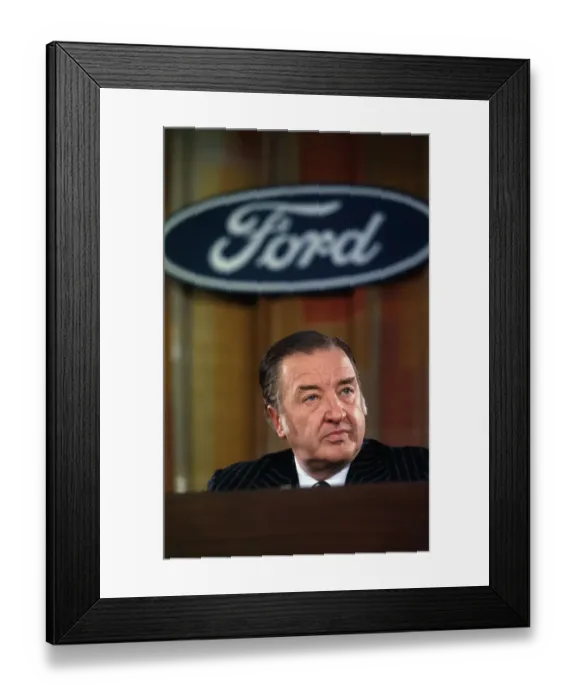 Framed Print : Henry Ford II During Press Conference Framed Print : Henry Ford II During Press Conference