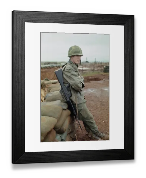 Framed Print : Mai Loc Camp, Vietnam War Framed Print : Mai Loc Camp, Vietnam War