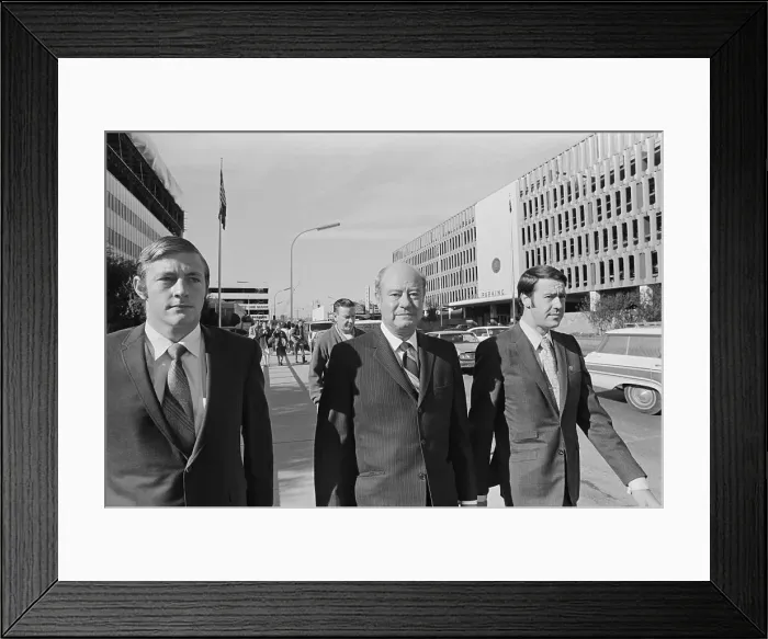 Framed Print : Robert Maheu Leaving Courthouse Framed Print : Robert Maheu Leaving Courthouse