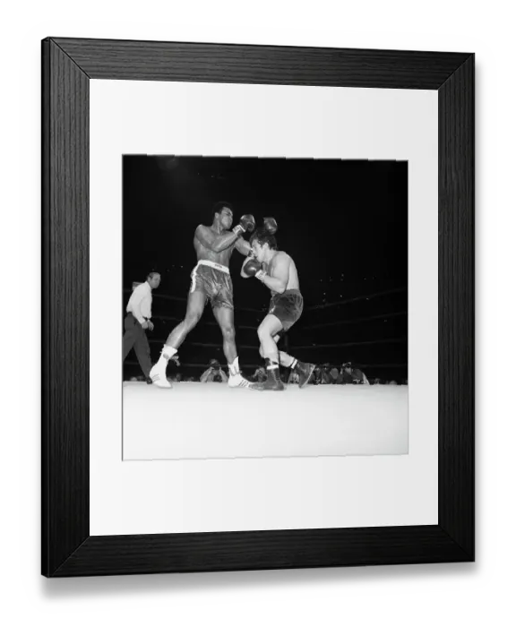 Framed Print : Muhammad Ali and Oscar Bonavena During Fight Framed Print : Muhammad Ali and Oscar Bonavena During Fight