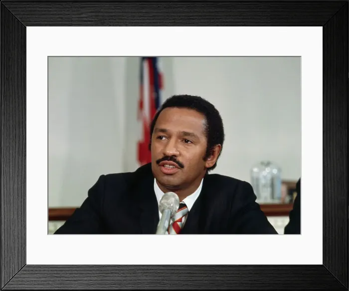 Framed Print : John Conyers Jr. Giving a Speech Framed Print : John Conyers Jr. Giving a Speech