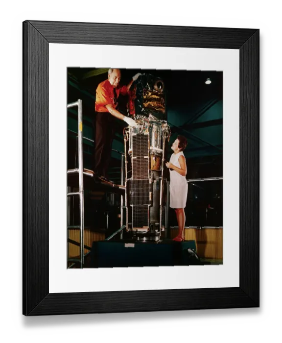 Framed Print : X-Ray Explorer Satellite During Preflight Tests Framed Print : X-Ray Explorer Satellite During Preflight Tests