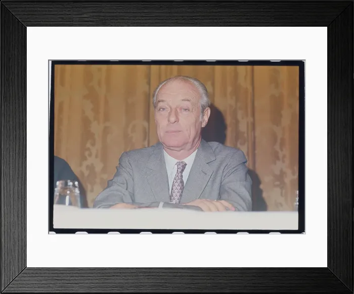 Framed Print : Portrait of Baron Guy de Rothschild Framed Print : Portrait of Baron Guy de Rothschild