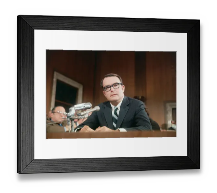 Framed Print : William Ruckelshaus Giving a Speech Framed Print : William Ruckelshaus Giving a Speech