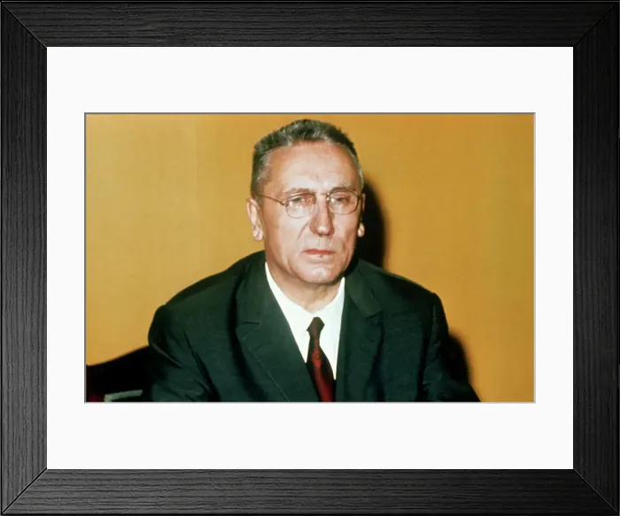 Framed Print : Portrait of Edward Gierek Framed Print : Portrait of Edward Gierek