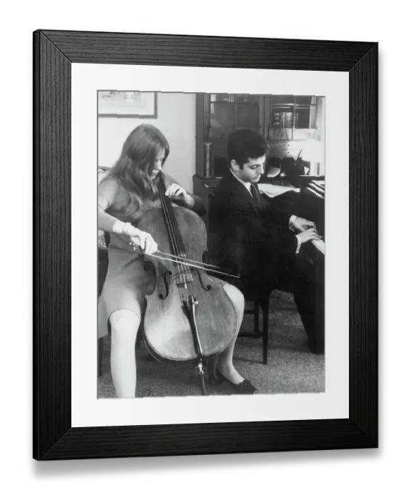 Framed Print : Jacqueline Du Pre and Daniel Barenboim Framed Print : Jacqueline Du Pre and Daniel Barenboim