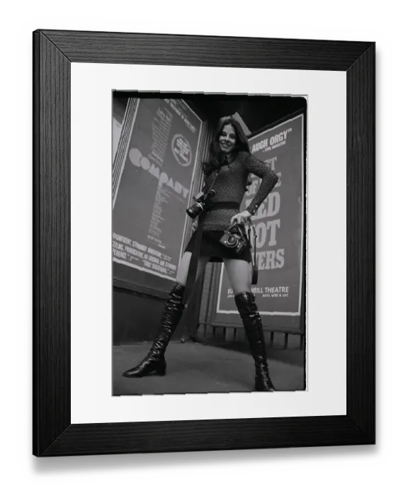 Framed Print : Playboy Photographer Alpha Blair by Broadway Ads Framed Print : Playboy Photographer Alpha Blair by Broadway Ads