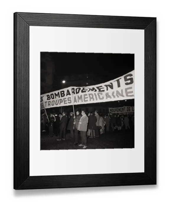 Framed Print : People Protest Against Anti-Us Bombs Framed Print : People Protest Against Anti-Us Bombs