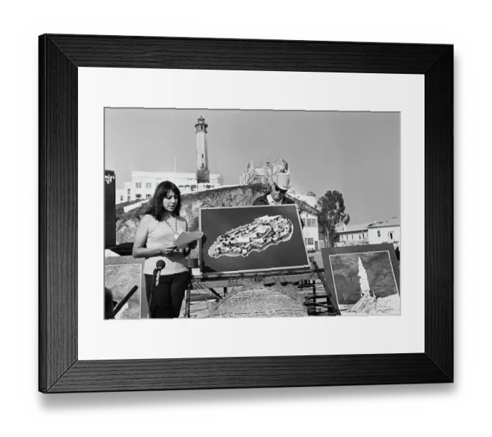 Framed Print : Occupation Of Alcatraz Framed Print : Occupation Of Alcatraz