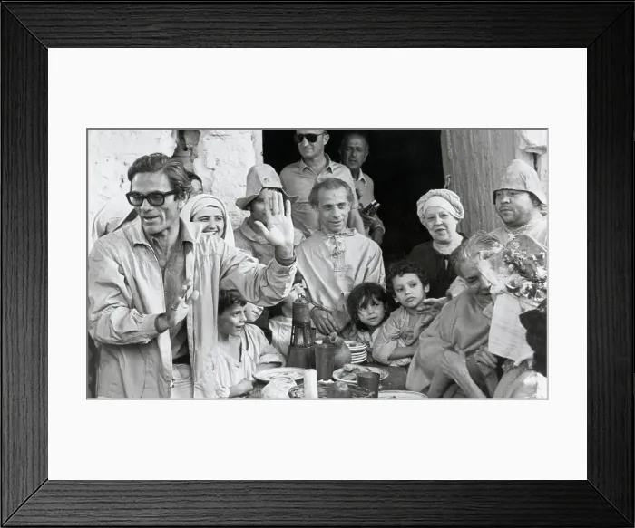Framed Print : Pier Paolo Pasolini Directing Decameron Framed Print : Pier Paolo Pasolini Directing Decameron
