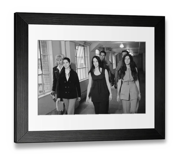 Framed Print : Leslie Van Houten, Susan Atkins, and Patricia Krenwinkel Framed Print : Leslie Van Houten, Susan Atkins, and Patricia Krenwinkel