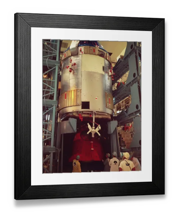Framed Print : Space Technicians at Apollo 14 Site Framed Print : Space Technicians at Apollo 14 Site