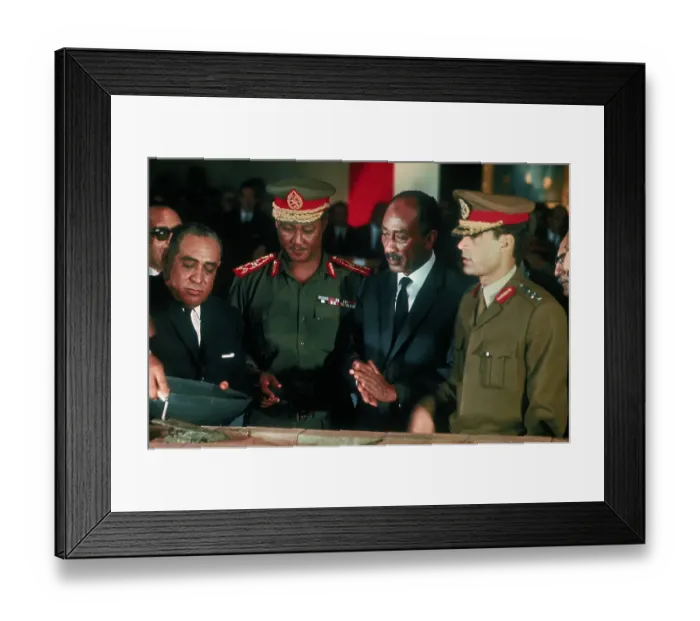 Framed Print : Arab Leaders During Stone Laying Ceremony Framed Print : Arab Leaders During Stone Laying Ceremony