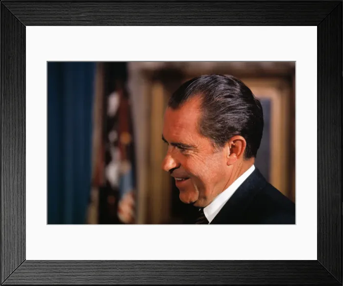Framed Print : Portrait of President Nixon Framed Print : Portrait of President Nixon