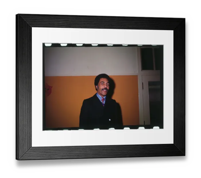 Framed Print : Portrait of Ronald V. Dellums as Congressional Candidate Framed Print : Portrait of Ronald V. Dellums as Congressional Candidate