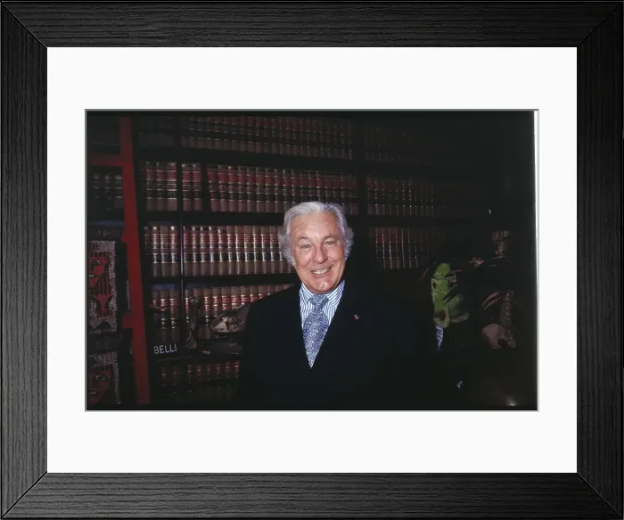 Framed Print : Portrait of Melvin Belli Framed Print : Portrait of Melvin Belli