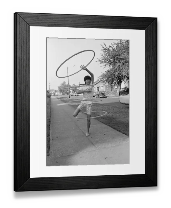 Framed Print : Hula Hoop Champion Ricky Low Framed Print : Hula Hoop Champion Ricky Low