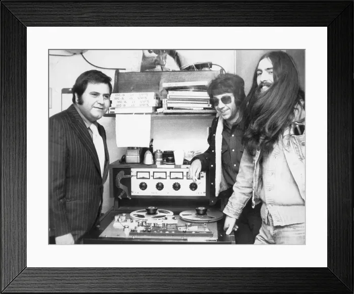 Framed Print : Mastering of George Harrison's All Things Must Pass