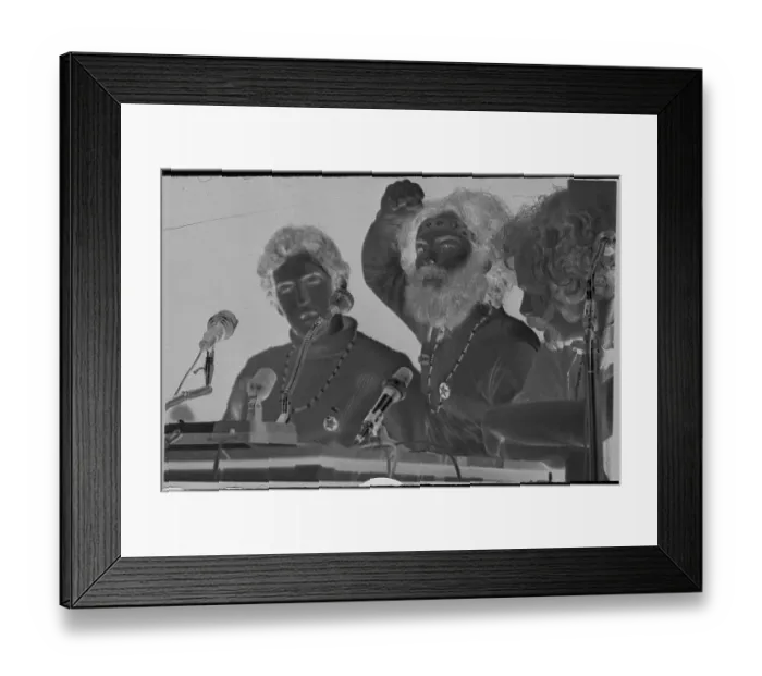 Framed Print : Yippie Delegates at News Conference Framed Print : Yippie Delegates at News Conference