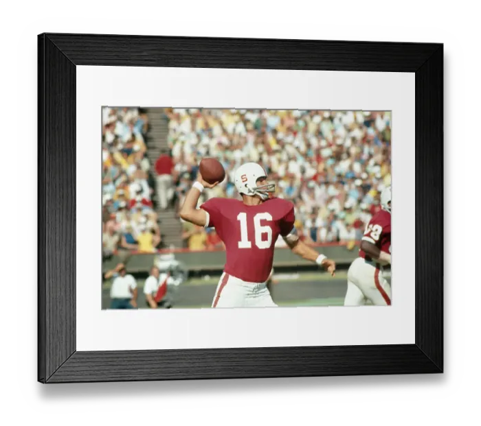 Framed Print : Jim Plunkett Passing Ball Framed Print : Jim Plunkett Passing Ball
