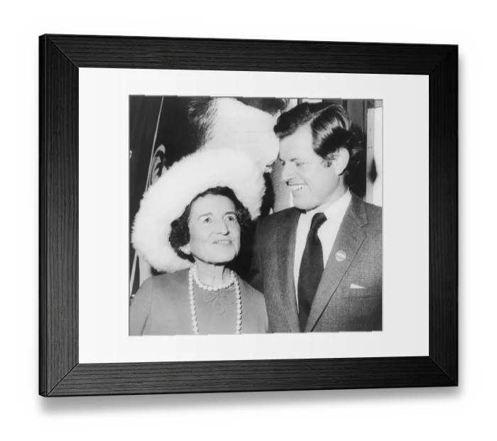 Framed Print : Rose And Edward Kennedy Smiling Framed Print : Rose And Edward Kennedy Smiling