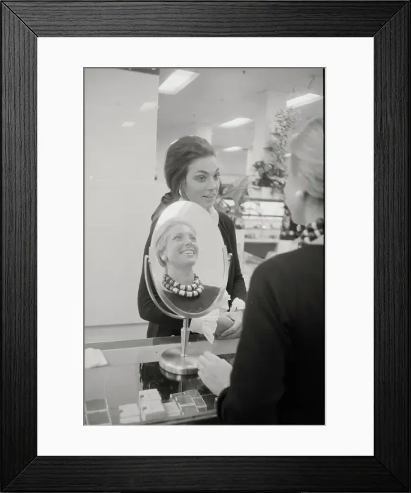 Framed Print : Princess Luciana at Vanity Table Framed Print : Princess Luciana at Vanity Table