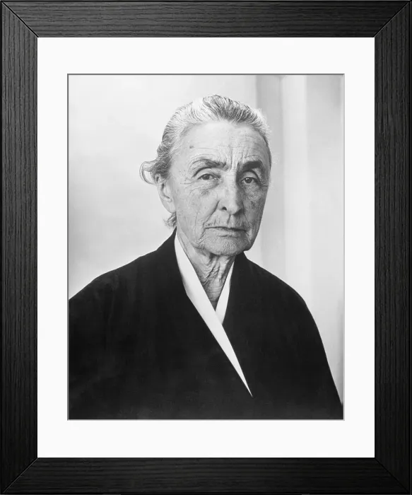 Framed Print : Portrait of Georgia O'Keeffe