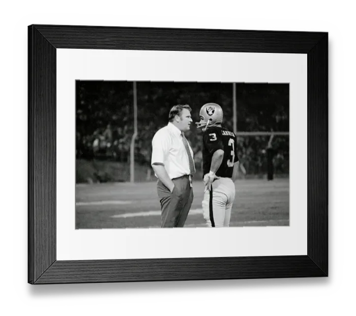 Framed Print : Coach Conversing with Football Player Framed Print : Coach Conversing with Football Player