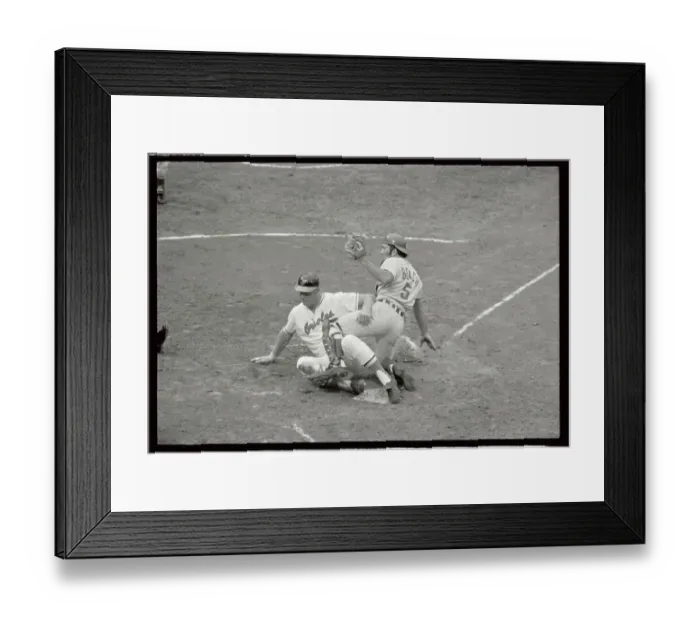 Framed Print : Boog Powell Scoring Run Framed Print : Boog Powell Scoring Run
