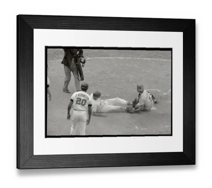 Framed Print : Brooks Robinson Sliding Into Home Plate Framed Print : Brooks Robinson Sliding Into Home Plate
