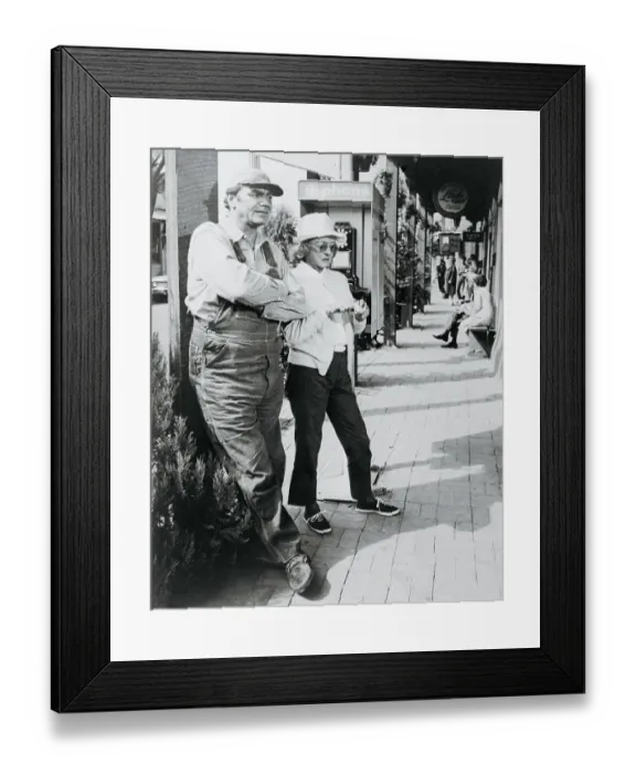 Framed Print : Portrait of Ernest Borgnine and Bette Davis Framed Print : Portrait of Ernest Borgnine and Bette Davis