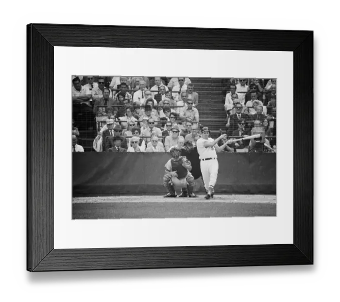 Framed Print : Brooks Robinson Hitting a Home Run Framed Print : Brooks Robinson Hitting a Home Run
