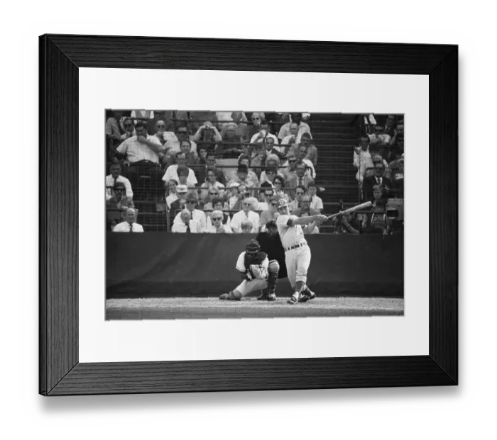Framed Print : Johnny Bench At Bat Framed Print : Johnny Bench At Bat