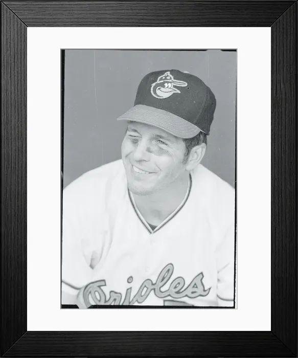 Framed Print : Brooks Robinson Winking Framed Print : Brooks Robinson Winking