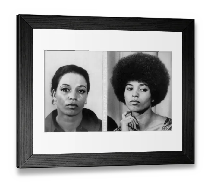 Framed Print : Angela Davis Framed Print : Angela Davis