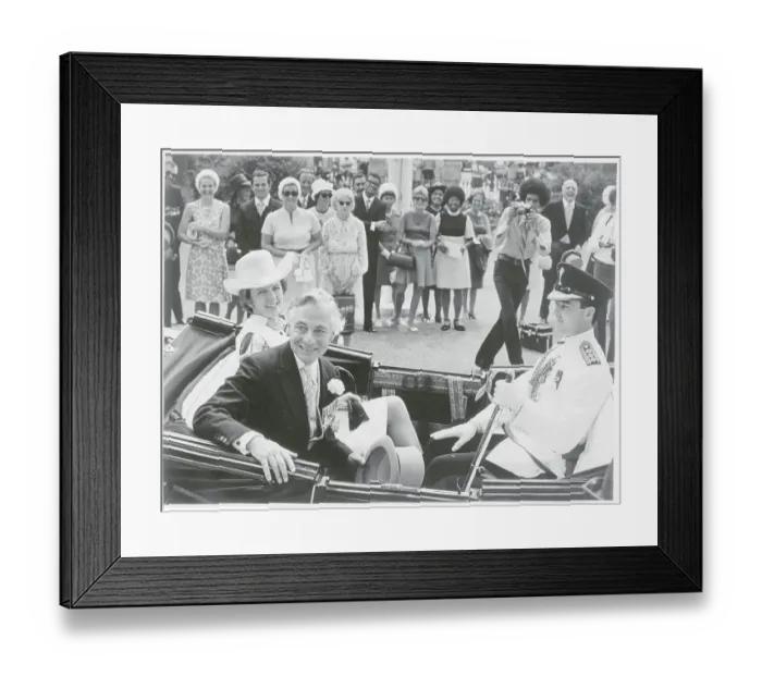 Framed Print : Bermuda Governor in Carriage Framed Print : Bermuda Governor in Carriage