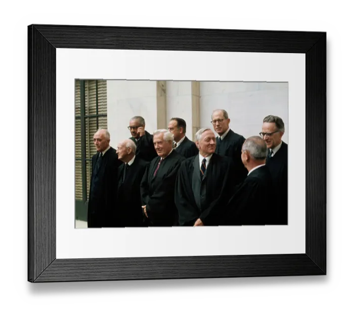 Framed Print : Supreme Court Justices Framed Print : Supreme Court Justices