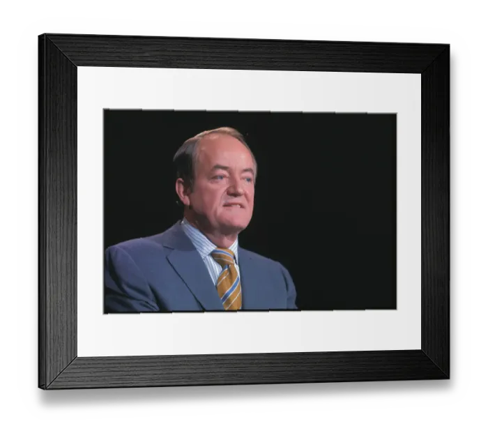 Framed Print : Portrait of Hubert Humphrey Framed Print : Portrait of Hubert Humphrey