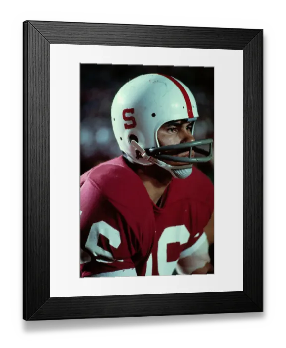 Framed Print : Portrait of Jim Plunkett Framed Print : Portrait of Jim Plunkett