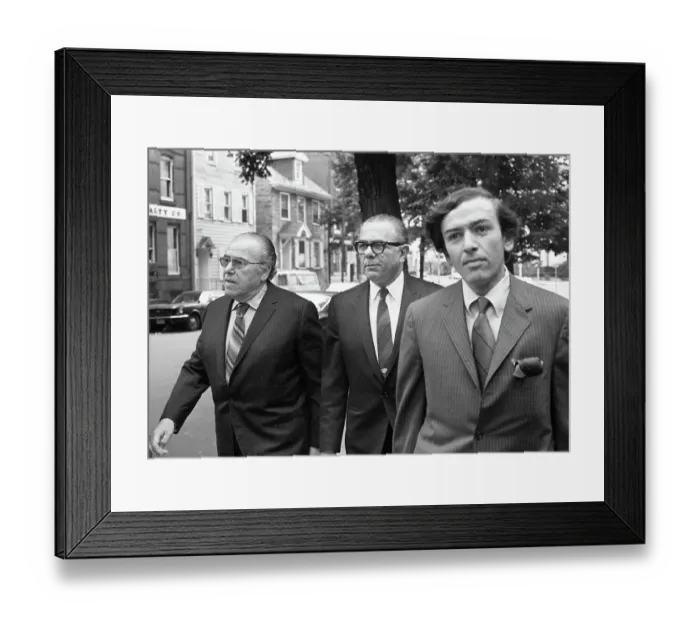 Framed Print : Angelo Bruno with His Attorney Framed Print : Angelo Bruno with His Attorney